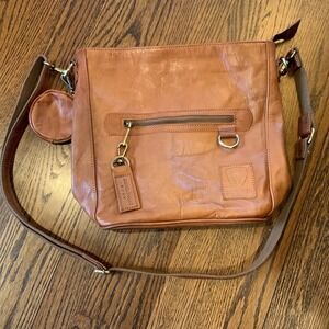 VTG Genuine Leather Berlinger Bags Sofia Shoulder Purse‎ Crossbody Germany EUC
